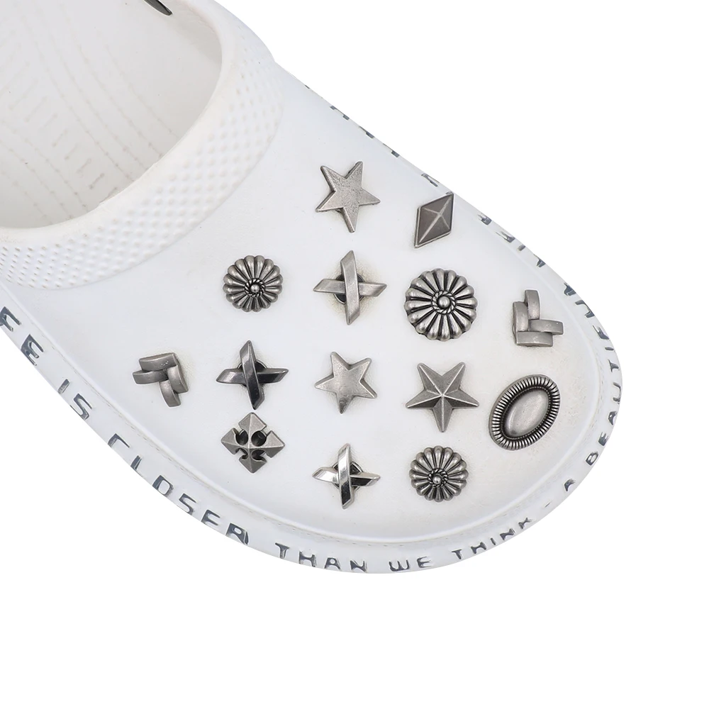 Shoe Decorations Charms Pentagram Metal Shoe Accessories Buckles Elliptic Type Sandals Ornament DIY Pins 1 Piece Party Gift
Shoe Decorations Charms Pentagram Metal Shoe Accessories Buckles Elliptic Type Sandals Ornament DIY Pins 1 Piece Party Gift