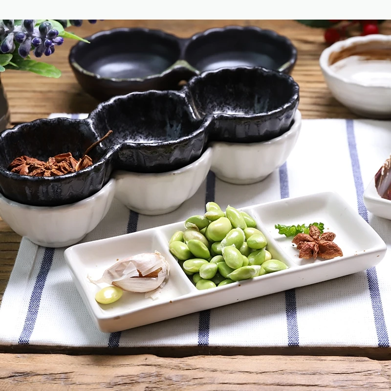 Seasoning Dish 3 Grids Snack Ceramic Dinner Plate Dipping Dishes Seasoning Plate Soy Sauce Dish Vinegar Dishes Snack Tray
Seasoning Dish 3 Grids Snack Ceramic Dinner Plate Dipping Dishes Seasoning Plate Soy Sauce Dish Vinegar Dishes Snack Tray