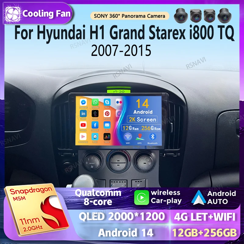 Android 14 Carplay авто экран автомобильный радиоприемник мультимедийный плеер для Hyundai H1 Grand Starex i800 TQ 2007-2015 стерео 2din головное устройство
Android 14 Carplay авто экран автомобильный радиоприемник мультимедийный плеер для Hyundai H1 Grand Starex i800 TQ 2007-2015 стерео 2din головное устройство