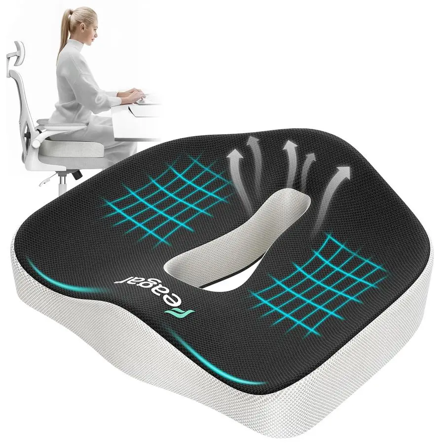 X Large Memory Foam Seat Cushions for Office Chairs Desk, Gaming Chair Cushion Tailbone Pain Relief Mesh Pads Extra Dense Hip Sc
X Large Memory Foam Seat Cushions for Office Chairs Desk, Gaming Chair Cushion Tailbone Pain Relief Mesh Pads Extra Dense Hip Sc