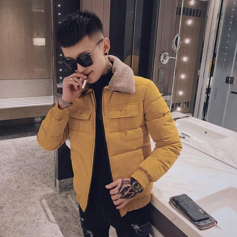 Slim Fit XS S Cotton Jaet Youth Casual Winter Coat ort Zipper Collarl Cotton Clothes for Small Size Men 55 with Fur C...
Slim Fit XS S Cotton Jaet Youth Casual Winter Coat ort Zipper Collarl Cotton Clothes for Small Size Men 55 with Fur C...