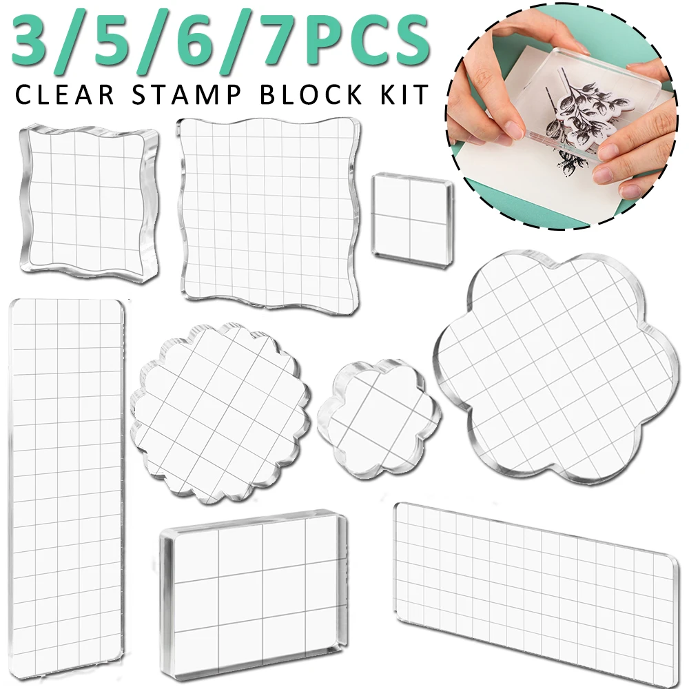 Flower Circle Shape Clear Acrylic Stamp Block Kit With Grid Lines DIY Scrapbooking Clear Photo Album Decorative Handmade Tool
Flower Circle Shape Clear Acrylic Stamp Block Kit With Grid Lines DIY Scrapbooking Clear Photo Album Decorative Handmade Tool