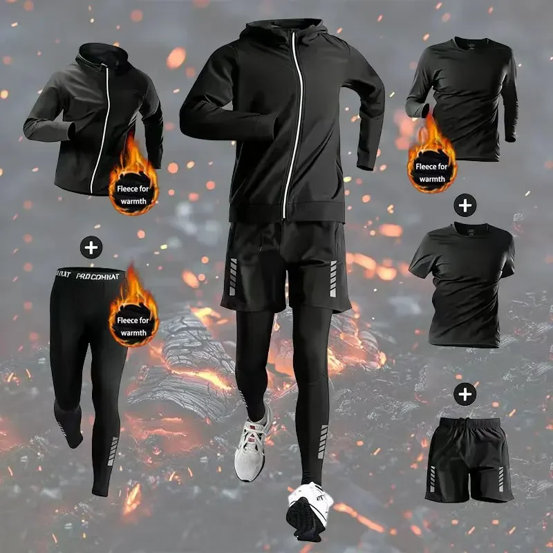 Новый осенне-зимний комплект теплой спортивной одежды, двойное тепло, отсутствие страшного льда и снега, подходит для бега.
Новый осенне-зимний комплект теплой спортивной одежды, двойное тепло, отсутствие страшного льда и снега, подходит для бега.