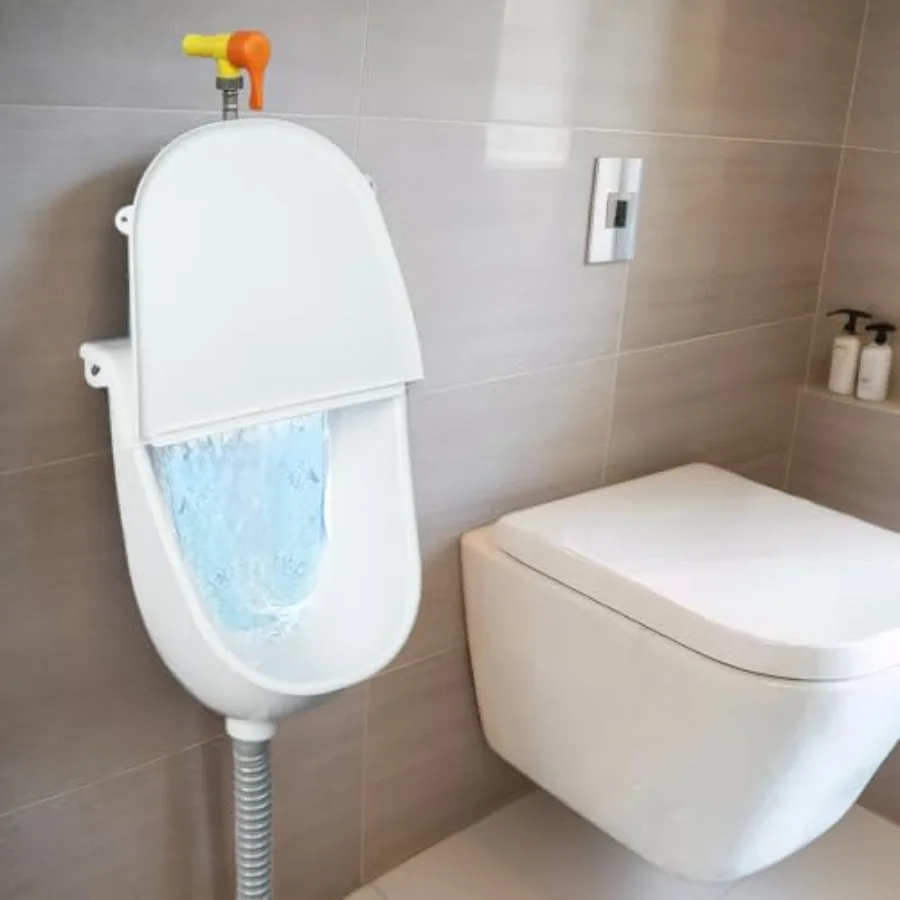 Wall Mounted Commercial Urinal With Hinged Cover Bathroom Washout Urinal for Men Plastic Urinals for Men Waterless Urinal Garag
Wall Mounted Commercial Urinal With Hinged Cover Bathroom Washout Urinal for Men Plastic Urinals for Men Waterless Urinal Garag