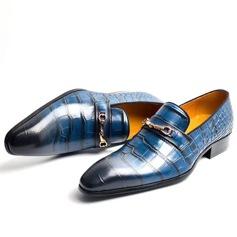 Summer Loafers Shoes For Men Handmdae Customzied Slip-On Causal Fashion Classic Formal Office Metal Buckle Shoe Genuine Leather
Summer Loafers Shoes For Men Handmdae Customzied Slip-On Causal Fashion Classic Formal Office Metal Buckle Shoe Genuine Leather