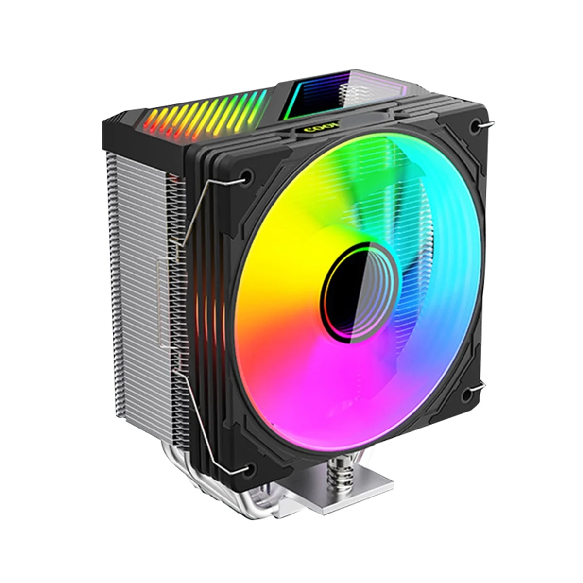 Retails GT600 Digital Display CPU Air Cooler with 1800RPM ARGB PWM Cooling Fan High Airflow Radiator for Efficient CPU Cooling A
Retails GT600 Digital Display CPU Air Cooler with 1800RPM ARGB PWM Cooling Fan High Airflow Radiator for Efficient CPU Cooling A