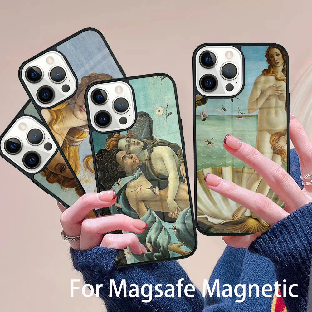 Art Paintings The Birth Of Venus Phone Case Magesafe Magnetic Wireless Charge Cover For IPhone 16 11 12 13 14 15 Pro Max Plus
Art Paintings The Birth Of Venus Phone Case Magesafe Magnetic Wireless Charge Cover For IPhone 16 11 12 13 14 15 Pro Max Plus