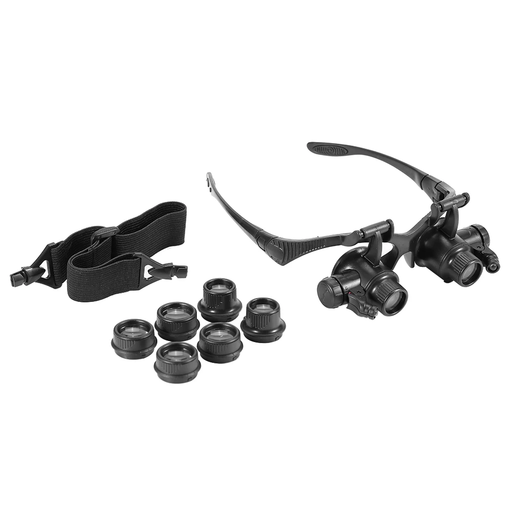 Headband Magnifier Head Loupe New Head Wearing Magnifying Lens Double Eye Jewelry Watch Repair Magnifier Loupe Glasses
Headband Magnifier Head Loupe New Head Wearing Magnifying Lens Double Eye Jewelry Watch Repair Magnifier Loupe Glasses