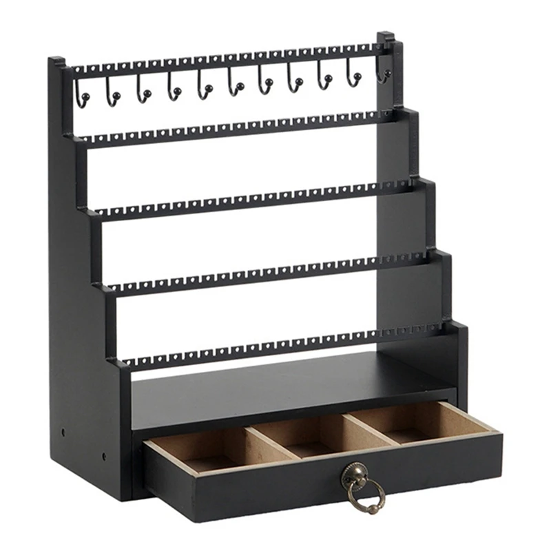 5-Layer Stepped Wooden Base Jewelry Rack Earring Ring Stand Earrings Necklaces Rings Jewelry Stand
5-Layer Stepped Wooden Base Jewelry Rack Earring Ring Stand Earrings Necklaces Rings Jewelry Stand