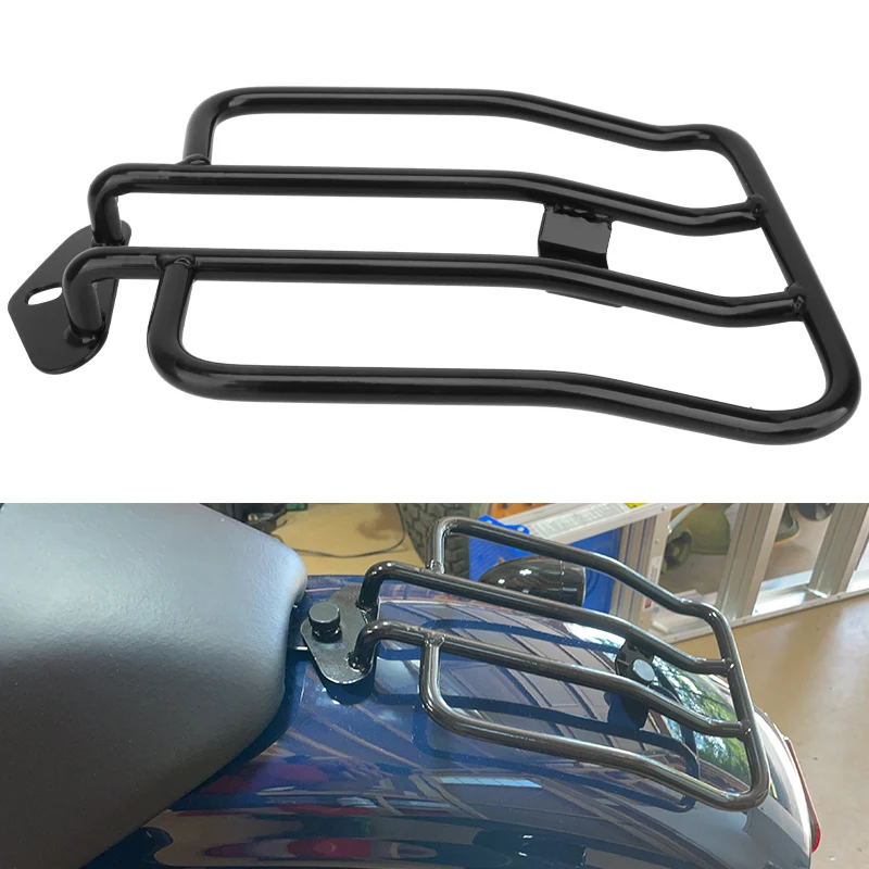 Motorcycle Black Rear Fender Solo Seat Luggage Rack Cargo Support Shelf for Harley XL Sportsters Iron 48 XL 883 1200 2004-2021
Motorcycle Black Rear Fender Solo Seat Luggage Rack Cargo Support Shelf for Harley XL Sportsters Iron 48 XL 883 1200 2004-2021