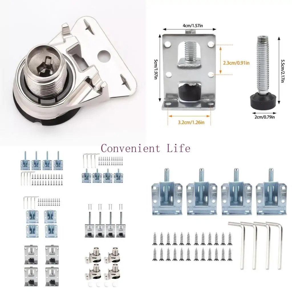 L1EE Multipurpose 4pcs Furniture Shoe Upgrades Leveling Feet for Hotel & Office Use
L1EE Multipurpose 4pcs Furniture Shoe Upgrades Leveling Feet for Hotel & Office Use