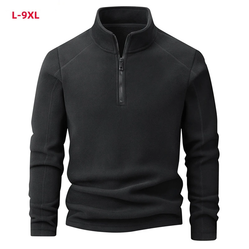 Autumn Men's Polartec Fleece Jackets Fashion Men Half-Zipper Pullover Sweatshirts Men Sports Soft Shell Warm Jacket Clothing 9XL
Autumn Men's Polartec Fleece Jackets Fashion Men Half-Zipper Pullover Sweatshirts Men Sports Soft Shell Warm Jacket Clothing 9XL