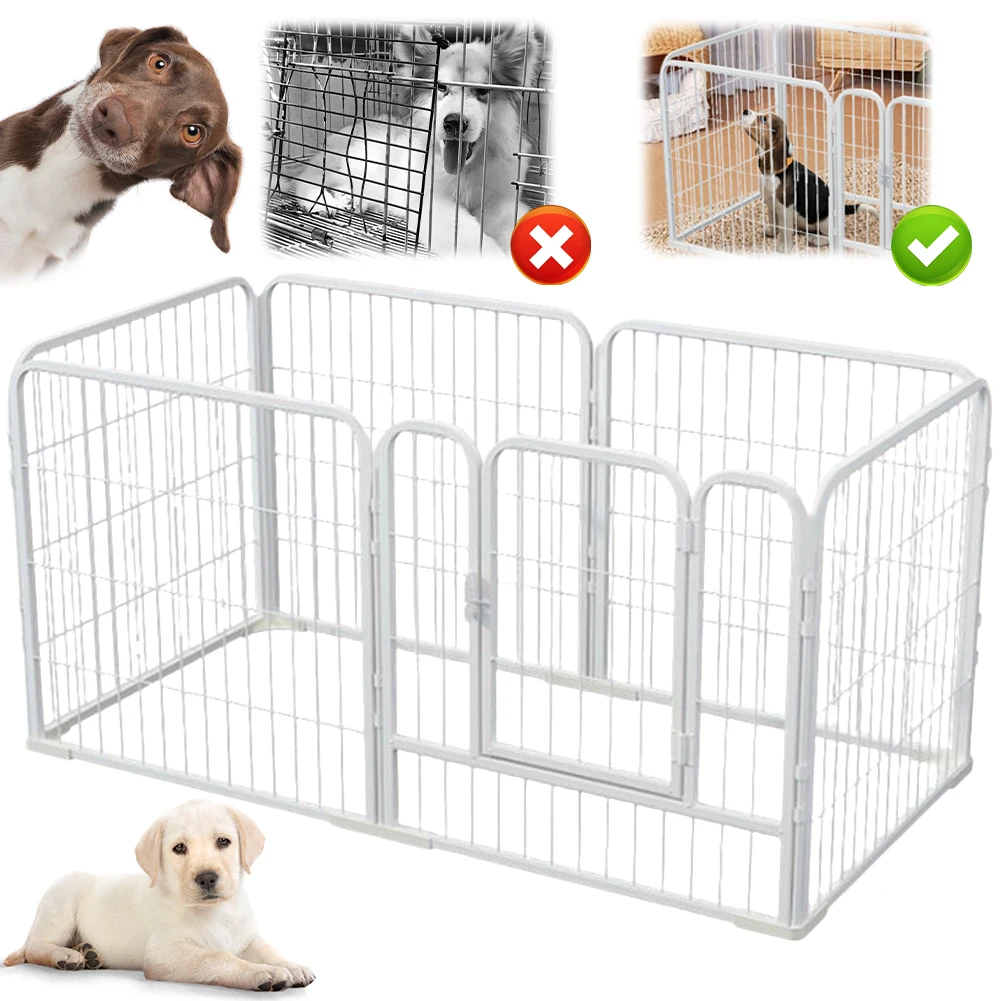 6 Panels Detachable Play Pen Foldable Metal Barrier Playpen Heavy Duty Dog Exercise Fence for Dog Cat Rabbit Pet Exercise
6 Panels Detachable Play Pen Foldable Metal Barrier Playpen Heavy Duty Dog Exercise Fence for Dog Cat Rabbit Pet Exercise