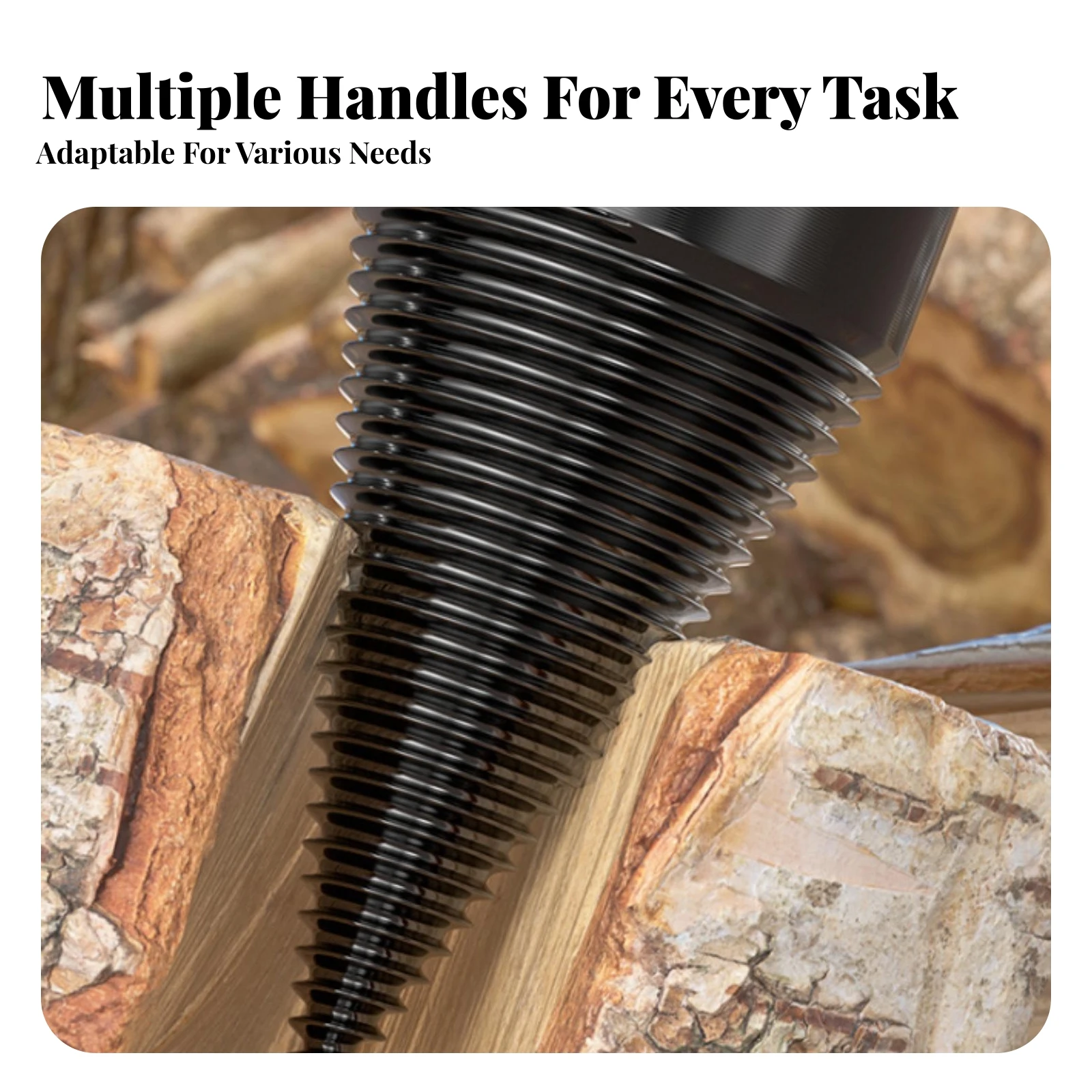 3 Pieces Wood Splitting Bit Set Hex Shank Wood Splitting Drill Bit Firewood Splitter Cone Conical Head Tool Threaded
3 Pieces Wood Splitting Bit Set Hex Shank Wood Splitting Drill Bit Firewood Splitter Cone Conical Head Tool Threaded