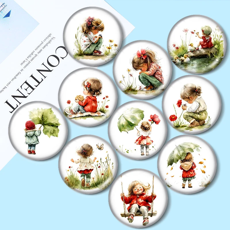 Cartoon Happy Holiday Girl 12/18/20/25mm glass cabochon bracelet pendant rings for jewelry demo earrings back Making findings
Cartoon Happy Holiday Girl 12/18/20/25mm glass cabochon bracelet pendant rings for jewelry demo earrings back Making findings