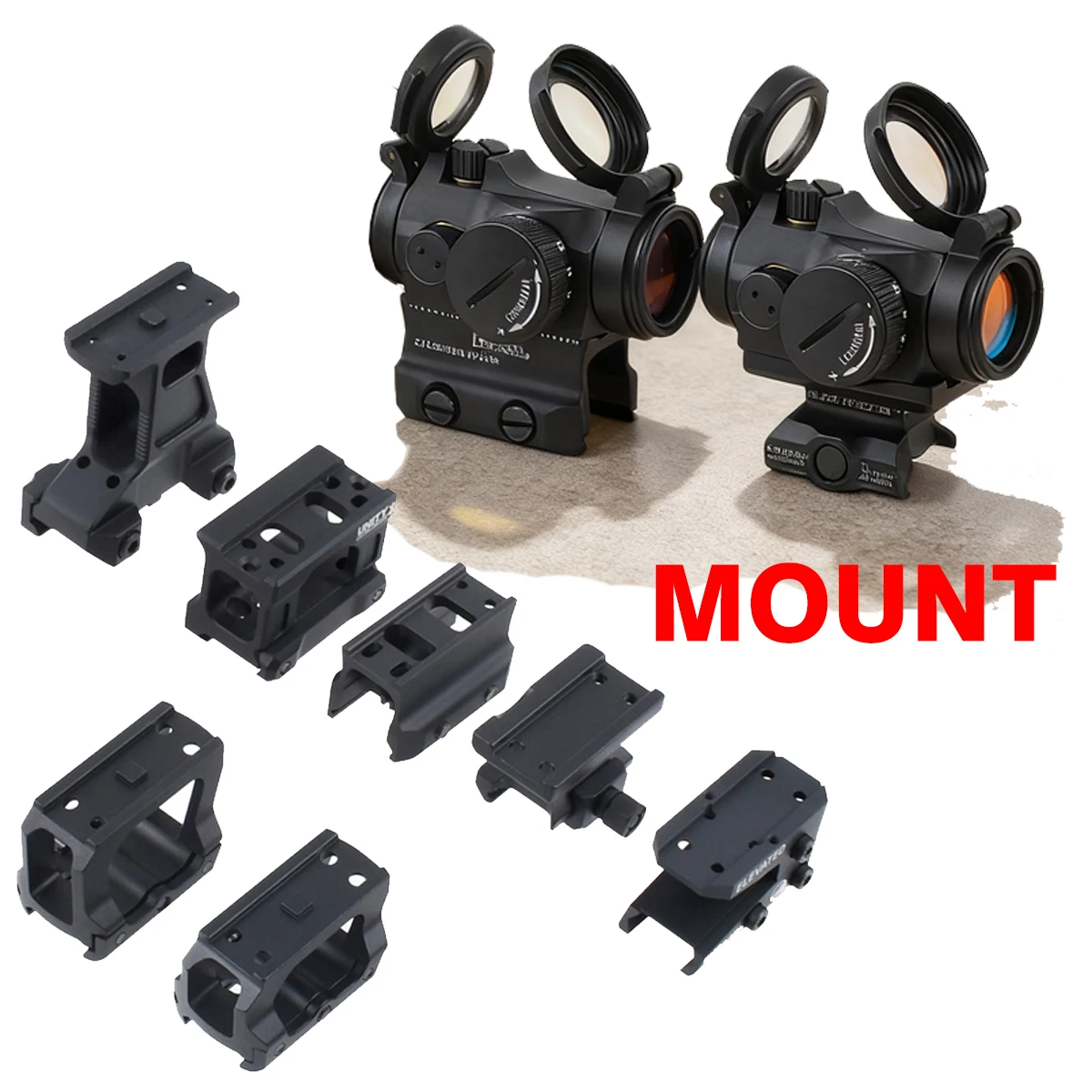 2.26" 2.91" UNITY Fast Riser Increased Mount T01 T02 Red Dot Sight Scope 45° Offset Side Mounts Optics Universal Bracket Base
2.26" 2.91" UNITY Fast Riser Increased Mount T01 T02 Red Dot Sight Scope 45° Offset Side Mounts Optics Universal Bracket Base