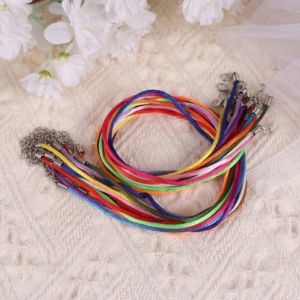 60pcs Chinese Knot Necklace Cord High-Quality Durable Jewelry Beading String Diy Crafts Adjustable Length Multi-Purpose Rope For
60pcs Chinese Knot Necklace Cord High-Quality Durable Jewelry Beading String Diy Crafts Adjustable Length Multi-Purpose Rope For