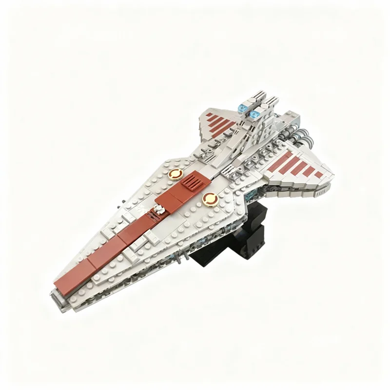 932PCS MOC Space Battle Midi Scale Venator Class Galactic Republic Cruiser Model Building Blocks Assembly Building Blocks Gift
932PCS MOC Space Battle Midi Scale Venator Class Galactic Republic Cruiser Model Building Blocks Assembly Building Blocks Gift