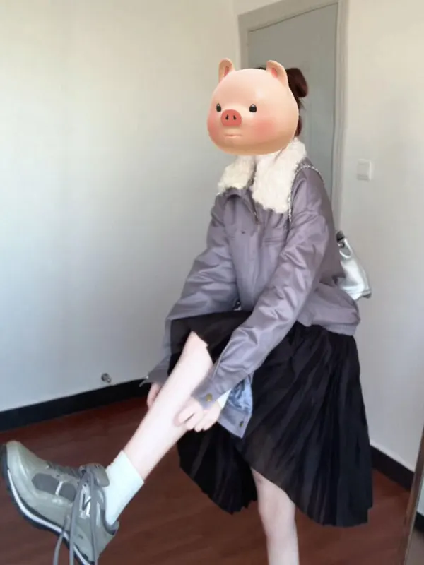 Ретро фиолетовый воротник ort Jaet Корейский Sle Warmth Женская модная зимняя верхняя одежда Нежная подставка Multi-Po...
Ретро фиолетовый воротник ort Jaet Корейский Sle Warmth Женская модная зимняя верхняя одежда Нежная подставка Multi-Po...