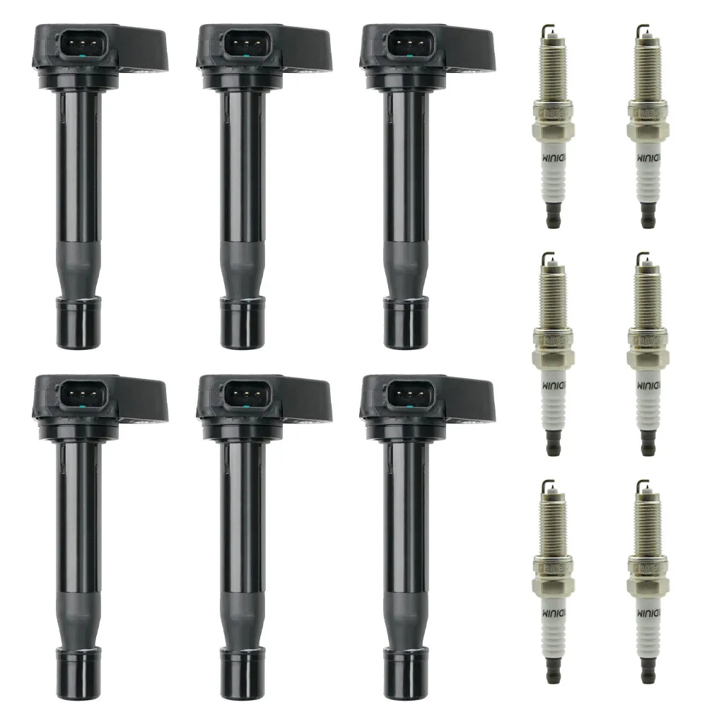 6X Ignition Coils + 6X Spark Plugs for Acura RL TL TSX ZDX Honda Accord Odyssey
6X Ignition Coils + 6X Spark Plugs for Acura RL TL TSX ZDX Honda Accord Odyssey