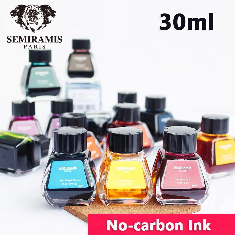 SEMIRAMIS 25 Colors 30ml Fountain Pen Ink Cartridge Refill Glass Bottled Pen Non-carbon Ink School Supplies For JINHAO HONGDIAN
SEMIRAMIS 25 Colors 30ml Fountain Pen Ink Cartridge Refill Glass Bottled Pen Non-carbon Ink School Supplies For JINHAO HONGDIAN
