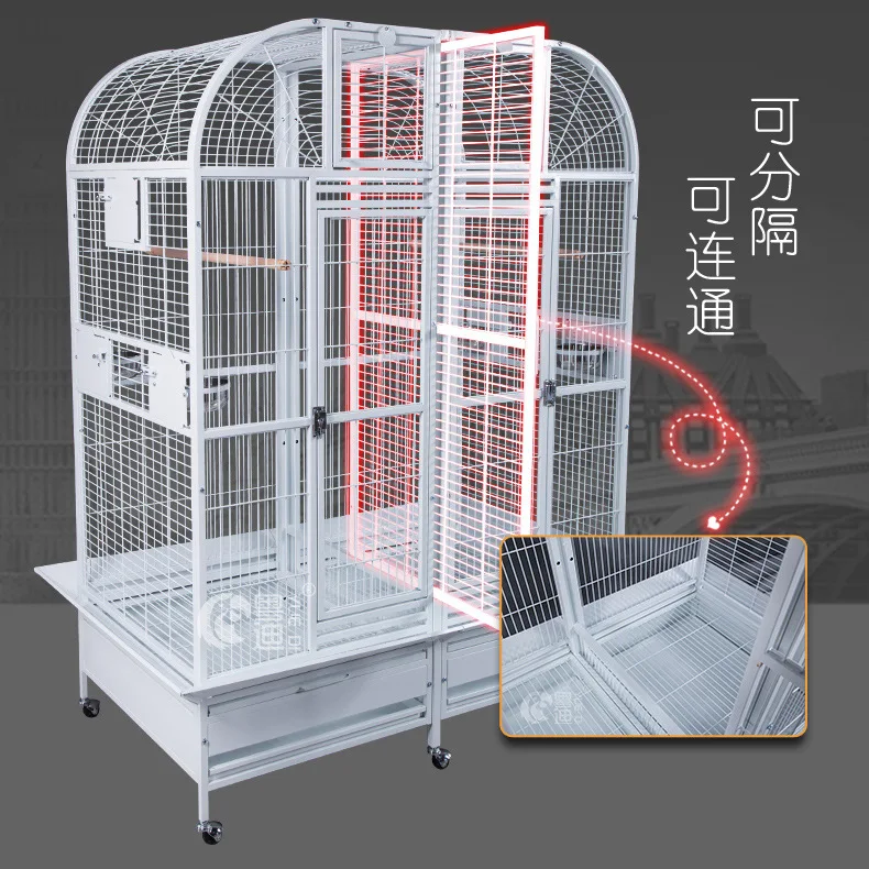 steel iron eclectic breeding parrot villa gray sunflower diamond metal bird cage G-01 extra large
steel iron eclectic breeding parrot villa gray sunflower diamond metal bird cage G-01 extra large