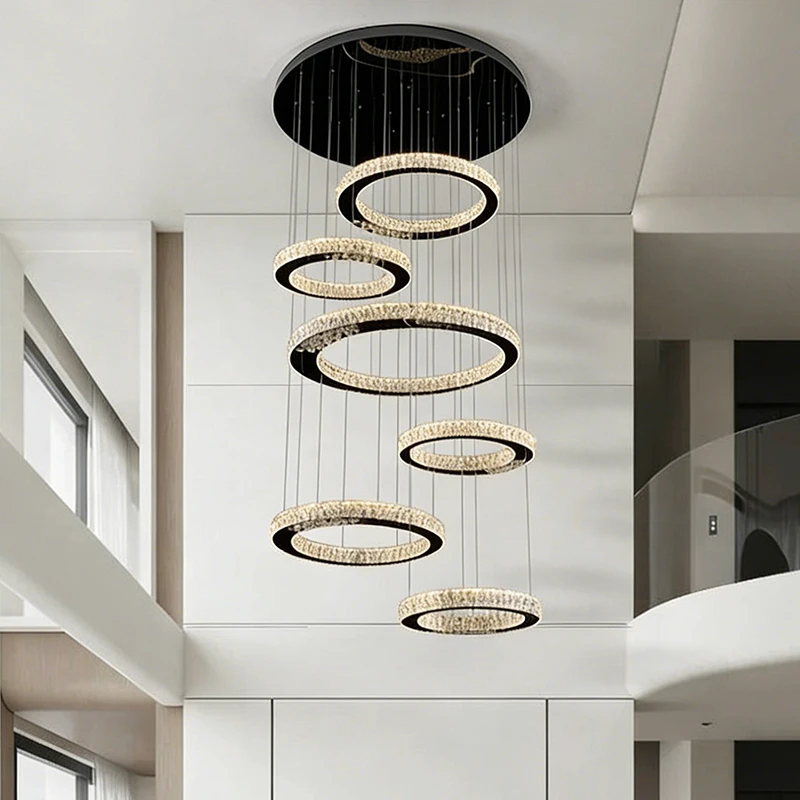 Modern home decoration crystal chandelier, stair Pendant lamp, living room Pendant lights, interior lighting
Modern home decoration crystal chandelier, stair Pendant lamp, living room Pendant lights, interior lighting