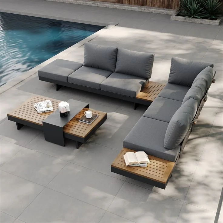 Comfortable Soft Waterproof Aluminum Alloy Metal Garden Patio Outdoor Sofa with Cushions
Comfortable Soft Waterproof Aluminum Alloy Metal Garden Patio Outdoor Sofa with Cushions