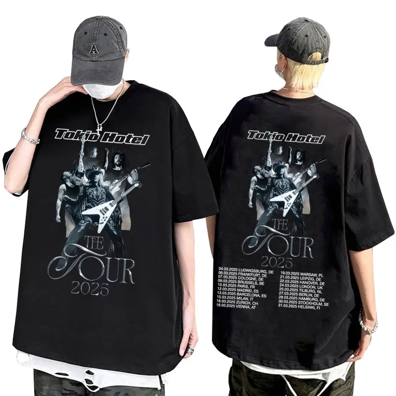 Hot Sale New German Rock Band Tokio Hotel The Tour Tshirt Men Women Gothic Punk Vintage T-shirts Male Casual Oversized T Shirts
Hot Sale New German Rock Band Tokio Hotel The Tour Tshirt Men Women Gothic Punk Vintage T-shirts Male Casual Oversized T Shirts