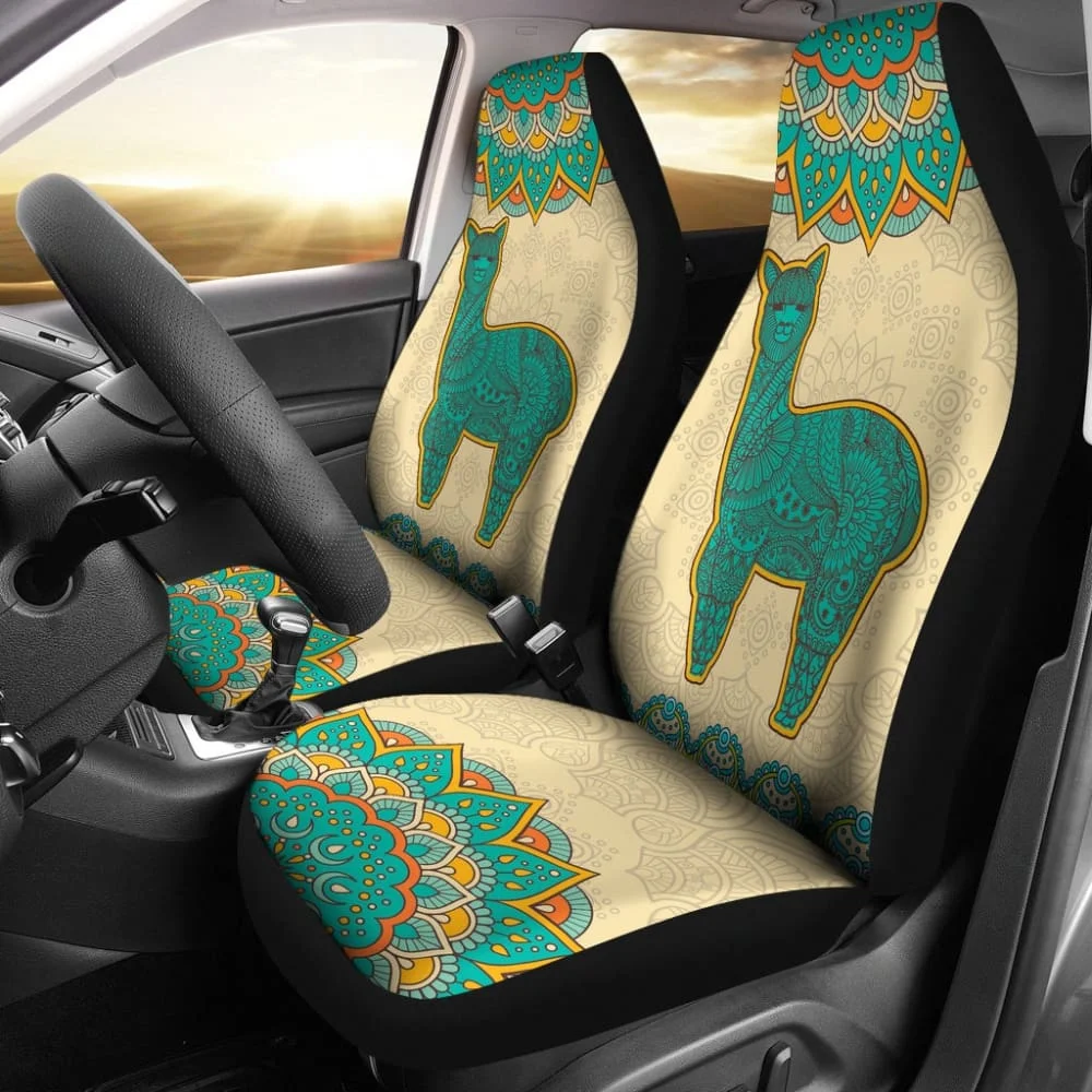 Llama Car Seat Covers Boho Floral Style Pattern 212403,Pack of 2 Universal Front Seat Protective Cover
Llama Car Seat Covers Boho Floral Style Pattern 212403,Pack of 2 Universal Front Seat Protective Cover