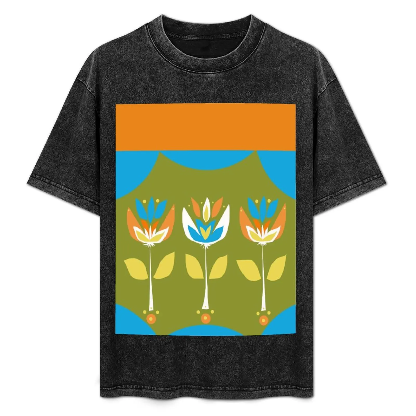 tulipa, mid mod, T-Shirt Simple Casual Short Sleeve Cotton T-Shirt
tulipa, mid mod, T-Shirt Simple Casual Short Sleeve Cotton T-Shirt