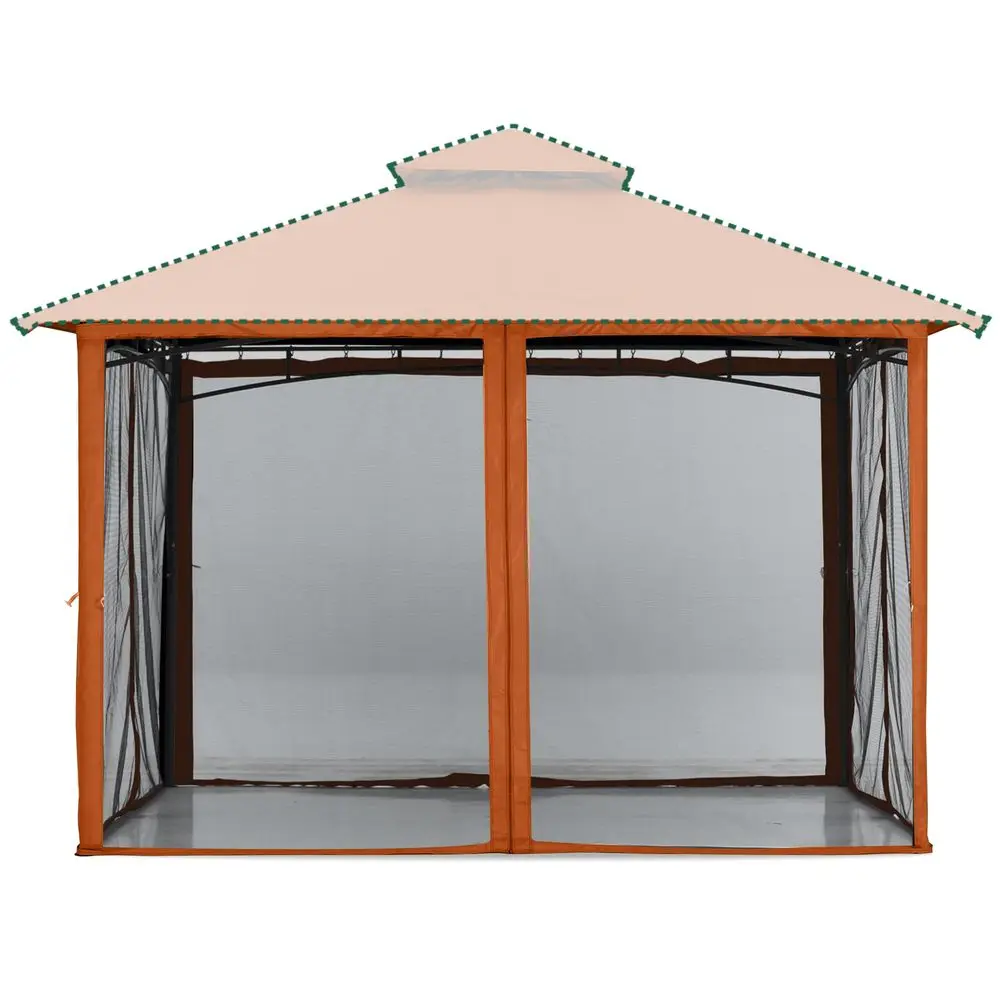 Patio Gazebo Mosquito Netting Screen Walls 10x12, Rust Red
Patio Gazebo Mosquito Netting Screen Walls 10x12, Rust Red