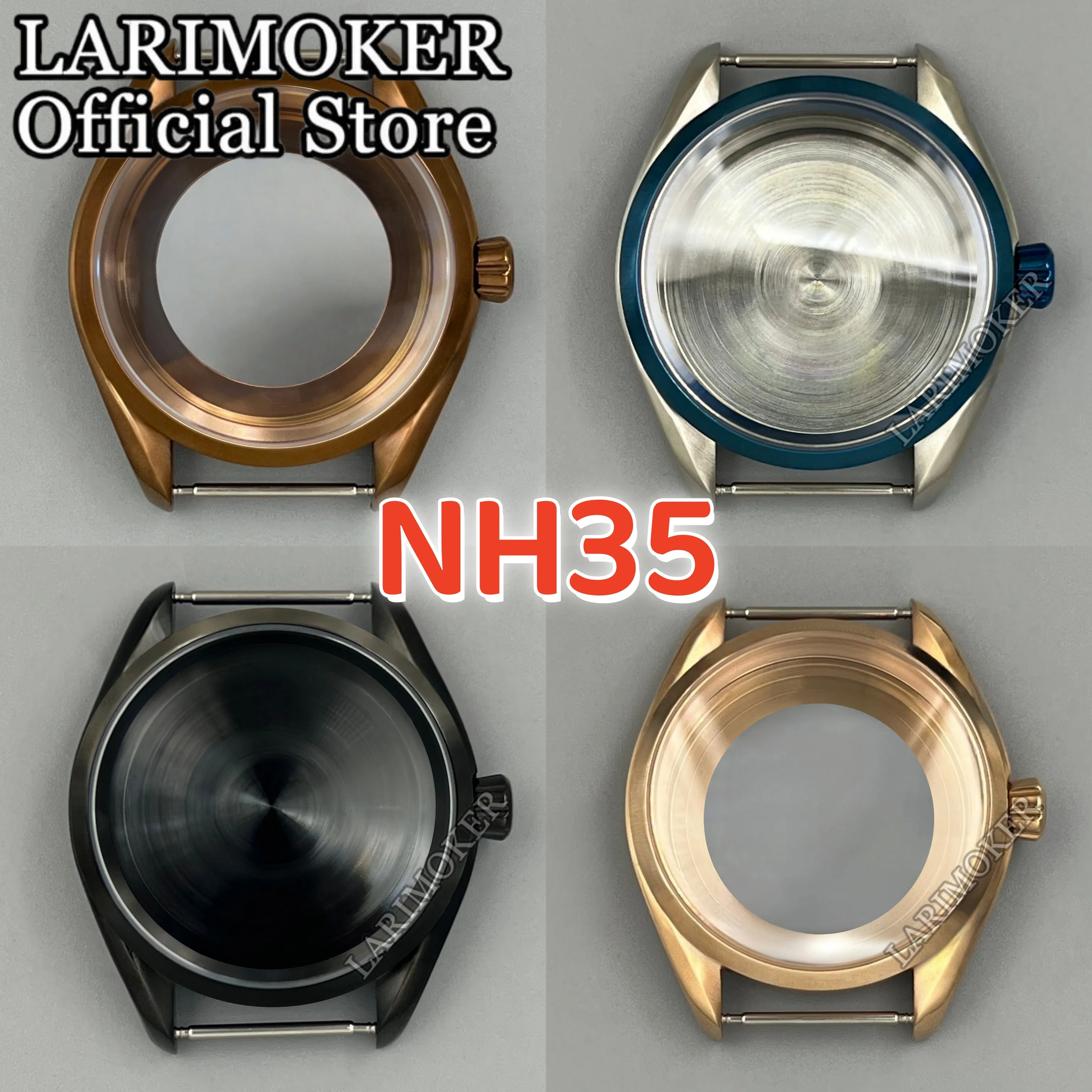 LARIMOKER 39.5mm NH35 Rose gold Silver Black Men’s Automatic Watch Case Sapphire Crystal Beveled Bezel Suitable for NH35Movement
LARIMOKER 39.5mm NH35 Rose gold Silver Black Men’s Automatic Watch Case Sapphire Crystal Beveled Bezel Suitable for NH35Movement