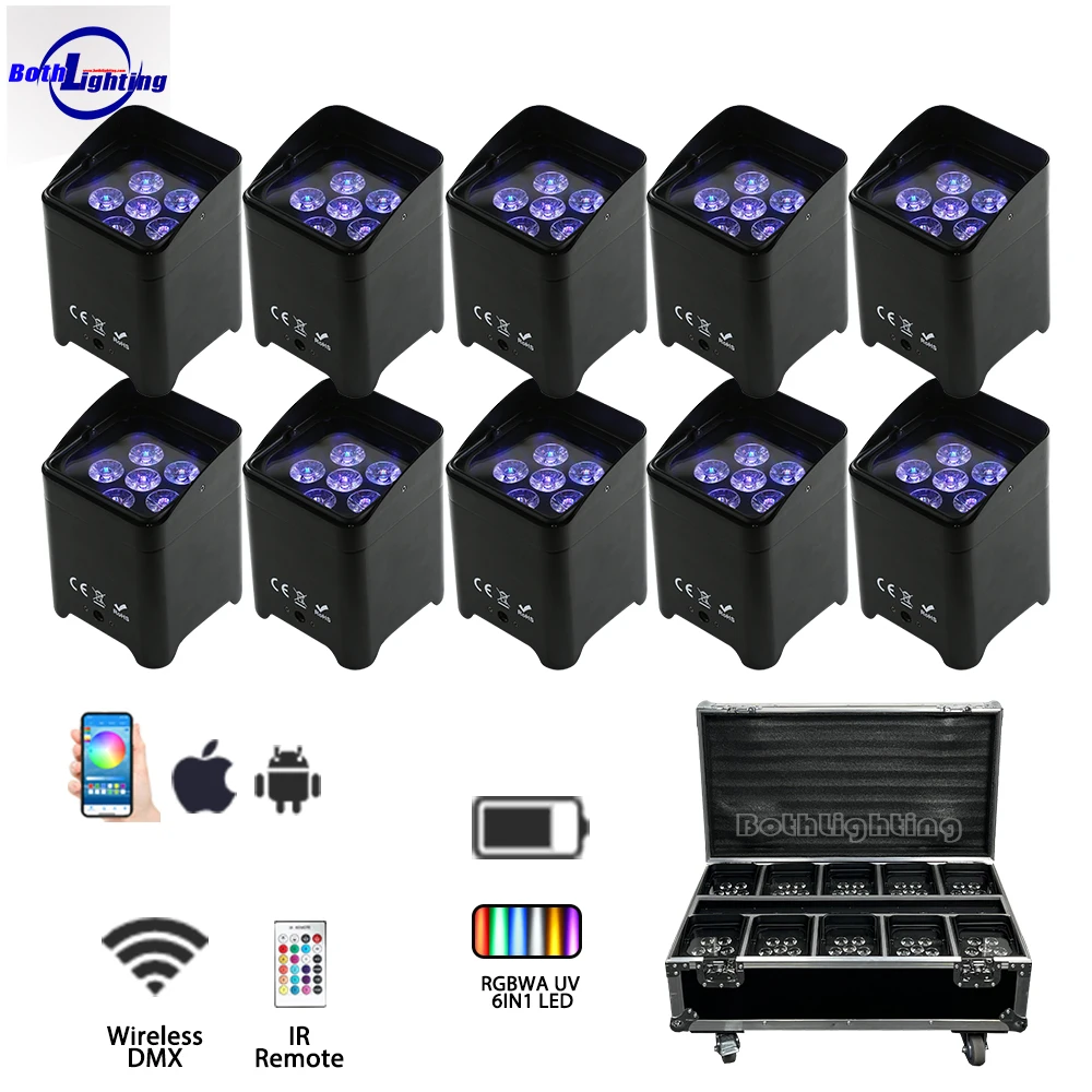 Умный DJ S6 Uplighting Свадебный DJ Освещение для мероприятий Светодиодный PAR 6X18 Вт RGBWA + УФ ИК Беспроводной Uplight с батарейным питанием WIFI и пульт дистанционного управления
Умный DJ S6 Uplighting Свадебный DJ Освещение для мероприятий Светодиодный PAR 6X18 Вт RGBWA + УФ ИК Беспроводной Uplight с батарейным питанием WIFI и пульт дистанционного управления