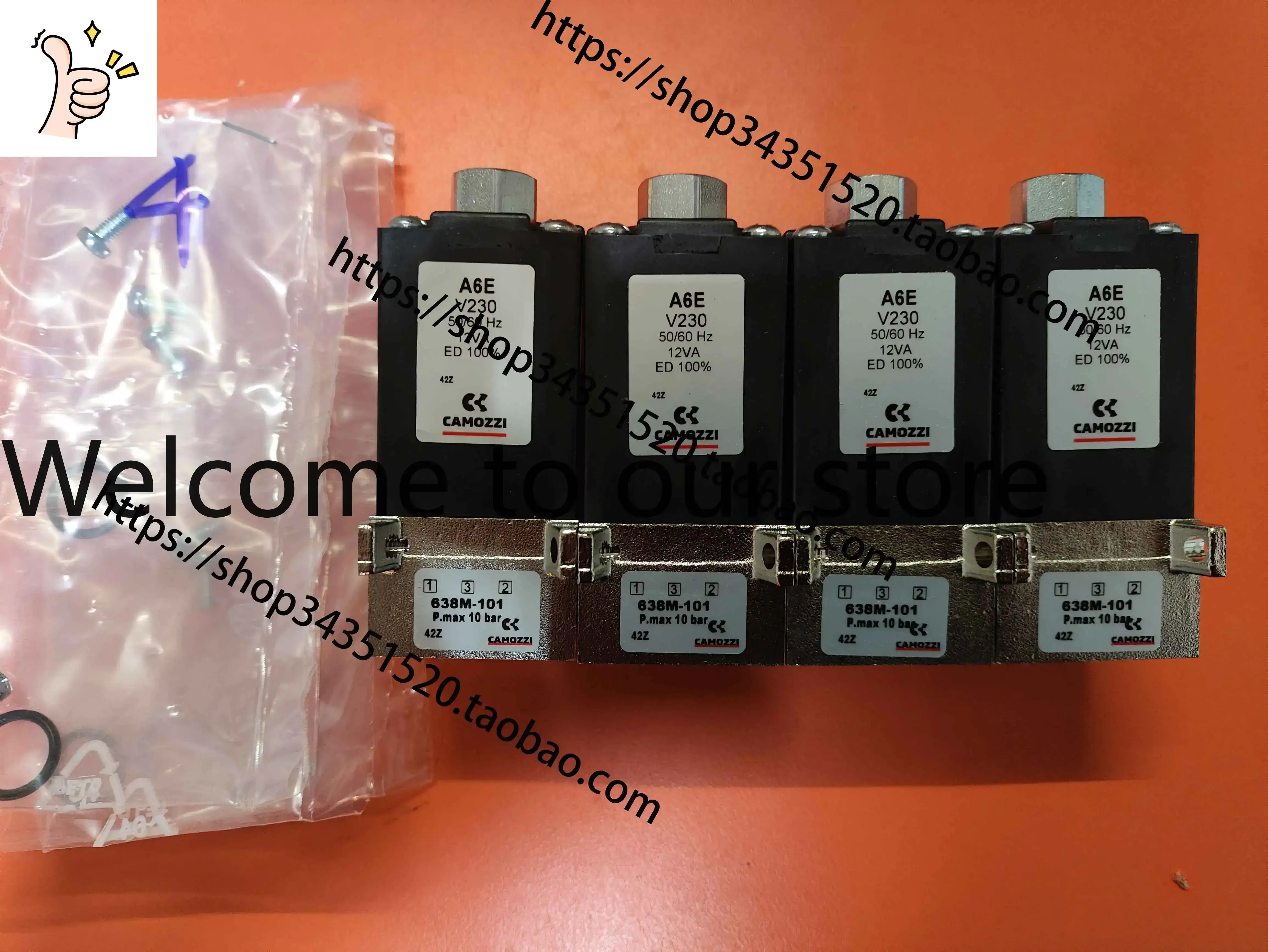 2026.4 Customized COMAZZI Kangmaosheng 638M-101-A6E Two Position Three Way Electromagnetic Valve Kangmaosheng Electromagnetic Va
2026.4 Customized COMAZZI Kangmaosheng 638M-101-A6E Two Position Three Way Electromagnetic Valve Kangmaosheng Electromagnetic Va