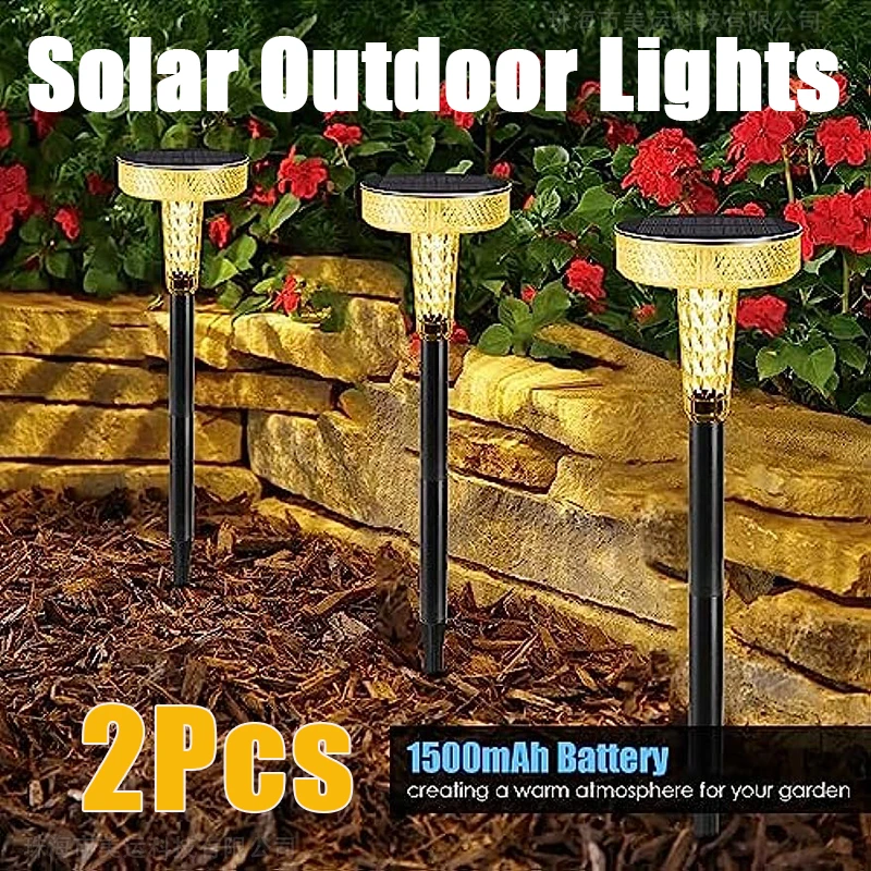 2Pcs LED Solar Pathway Lights Outdoors Waterproof Powered Landscape Lamps Balcony Villa Yard Garden Lawn Driveway Sidewalk Decor
2Pcs LED Solar Pathway Lights Outdoors Waterproof Powered Landscape Lamps Balcony Villa Yard Garden Lawn Driveway Sidewalk Decor