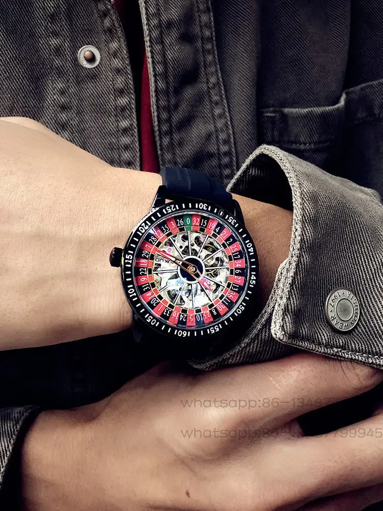 The New Model Has Come and Gone, Gambling Watch Men's Automatic Mechanical Watch Waterproof Luminous Watch Wormhole Concept
The New Model Has Come and Gone, Gambling Watch Men's Automatic Mechanical Watch Waterproof Luminous Watch Wormhole Concept
