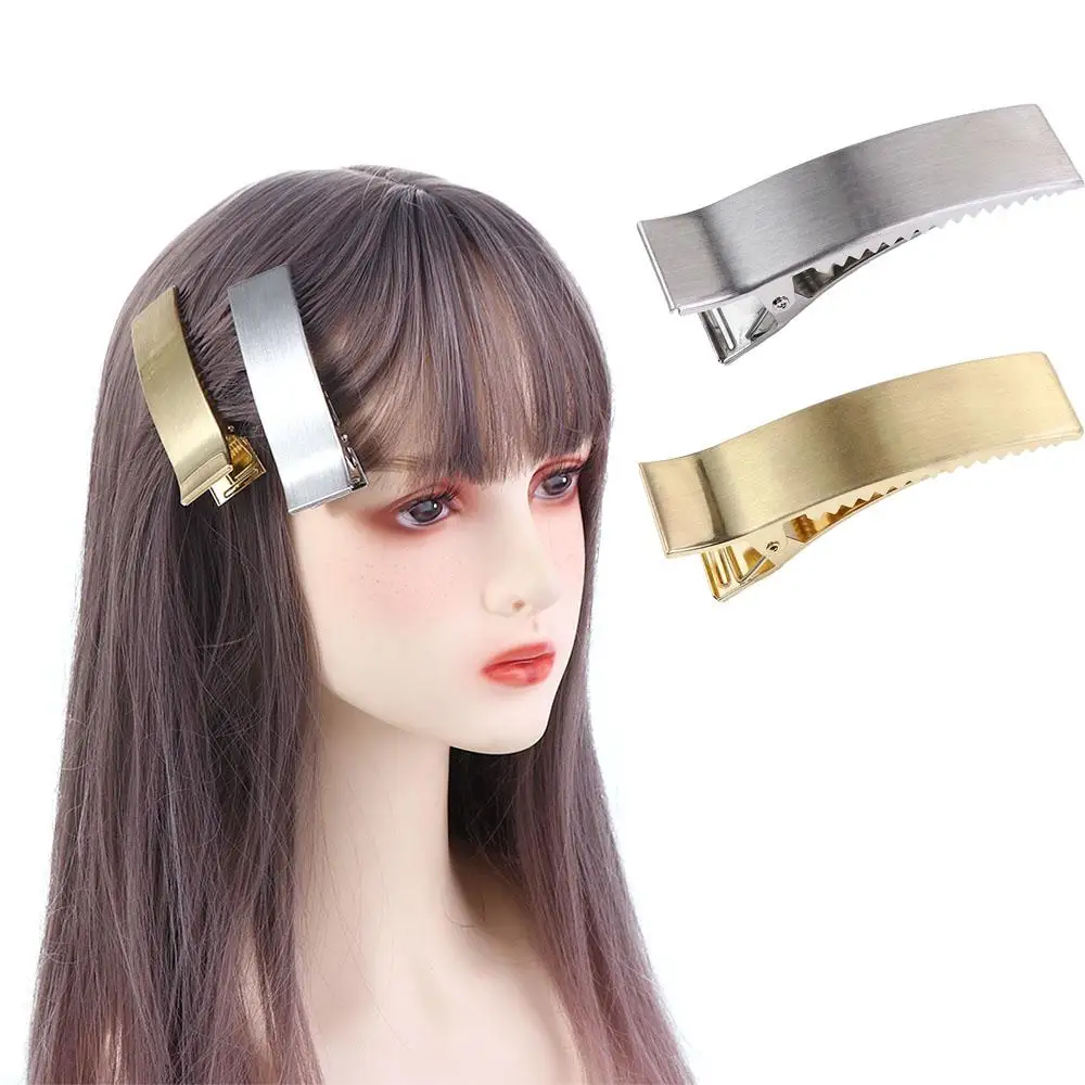 Clip Headwear Ponytail Holder Hair Barrettes Korean Style Hairpin Metal Wire Drawing Hairpin Women Hairpin Hair Accessories
Clip Headwear Ponytail Holder Hair Barrettes Korean Style Hairpin Metal Wire Drawing Hairpin Women Hairpin Hair Accessories