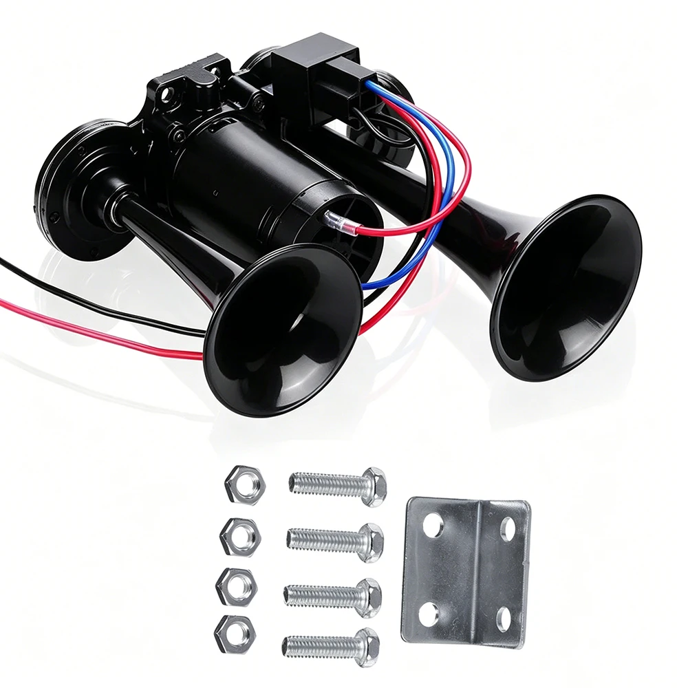 Universal 12V Vehicle Air Horn 600DB Dual Trumpets Super Loud Horn Speaker With Solenoid For SUV Lorry RV Yacht
Universal 12V Vehicle Air Horn 600DB Dual Trumpets Super Loud Horn Speaker With Solenoid For SUV Lorry RV Yacht