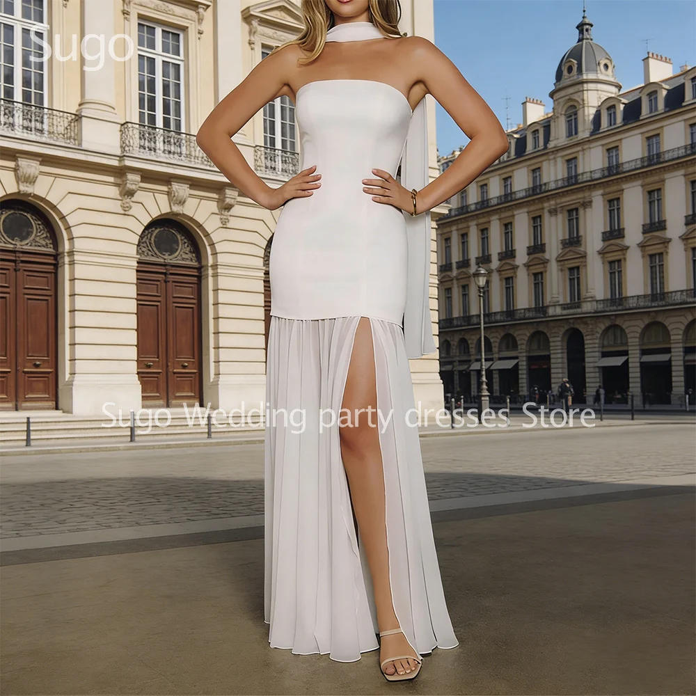 Customized Elegant Simple Long Wedding Dresses Strapless Floor-Length Mermaid Brides Dress Women Vestidos De Novias Gowns 2026
Customized Elegant Simple Long Wedding Dresses Strapless Floor-Length Mermaid Brides Dress Women Vestidos De Novias Gowns 2026