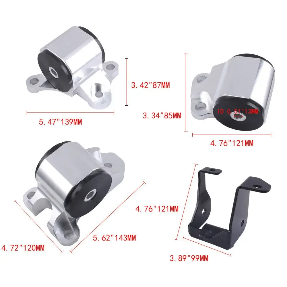 1set Performance 2-Bolt Engine Motor Swap Mount Kit For Honda Civic EK 1996-2000 D15 D16 B16 B18 B20 D/B Series Swap Brackets
1set Performance 2-Bolt Engine Motor Swap Mount Kit For Honda Civic EK 1996-2000 D15 D16 B16 B18 B20 D/B Series Swap Brackets