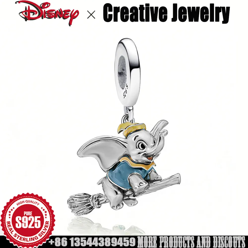 Серебряный кулон Disney 925, Дамбо, летающая метла, детская игра, подвеска, очаровательный шарм для девочек, милый мультфильм, высокое качество, роскошные ювелирные изделия, подарок
Серебряный кулон Disney 925, Дамбо, летающая метла, детская игра, подвеска, очаровательный шарм для девочек, милый мультфильм, высокое качество, роскошные ювелирные изделия, подарок