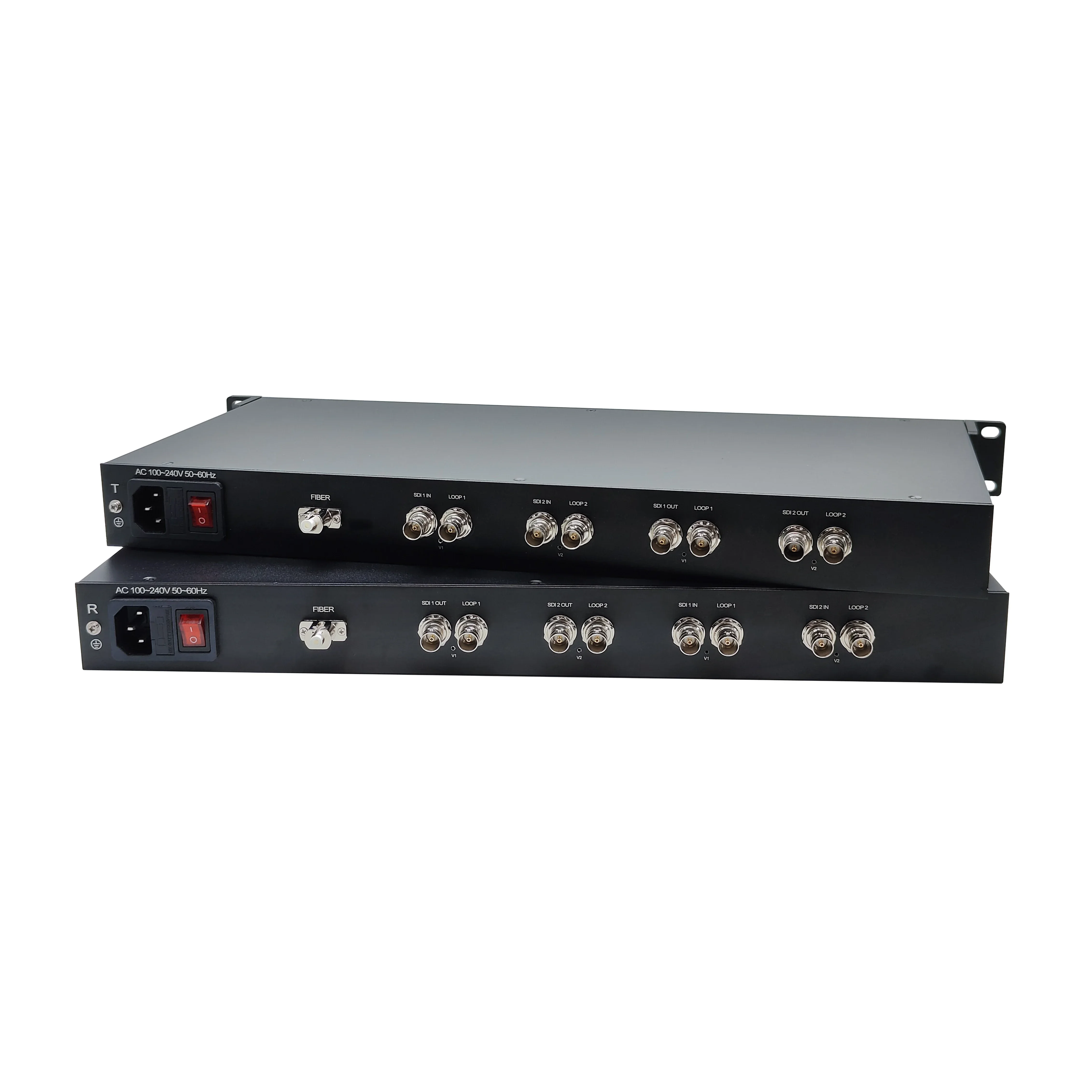 In stock 20KM SD/HD/3G SDI Optical fiber extender 1080P60Hz 2 channel bidirectional 3G SDI with loop out
In stock 20KM SD/HD/3G SDI Optical fiber extender 1080P60Hz 2 channel bidirectional 3G SDI with loop out