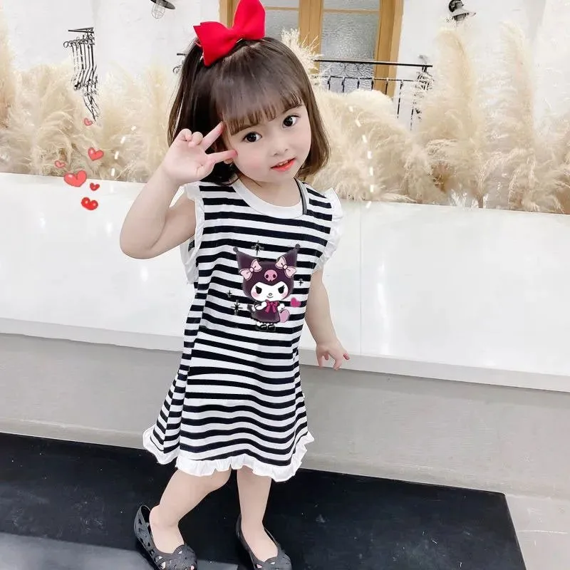 New Sleeveless Printed Dress Kawaii Sanrio Anime Ins Children Cute Casual Vest Fashionable Skirt Baby Clothes Gifts for Kids
New Sleeveless Printed Dress Kawaii Sanrio Anime Ins Children Cute Casual Vest Fashionable Skirt Baby Clothes Gifts for Kids
