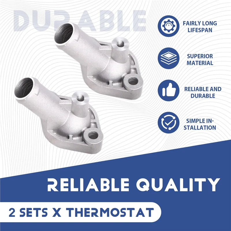 Universall 2Sets V-Twin Aluminum Thermostat Outlet Cover For Can-Am 800 1000 Outlander Renegade 420222690 420222691
Universall 2Sets V-Twin Aluminum Thermostat Outlet Cover For Can-Am 800 1000 Outlander Renegade 420222690 420222691