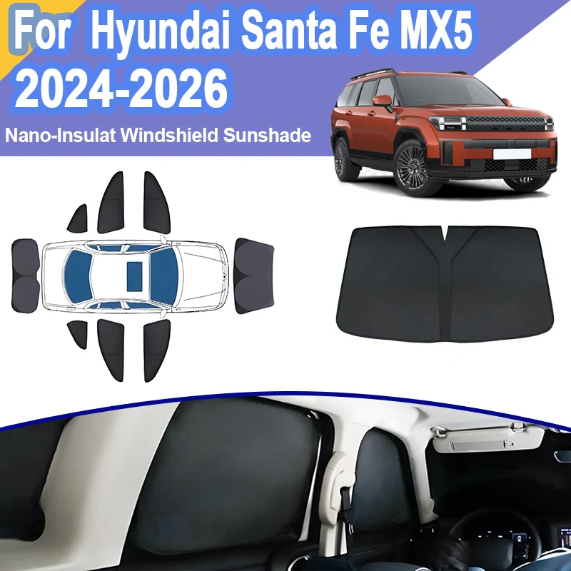 Car Privacy Sunshades For Hyundai Santa Fe MX5 MK5 2024 2025 2026 Light Blocking Curtains Sunscreen Window Visor Car Accessories
Car Privacy Sunshades For Hyundai Santa Fe MX5 MK5 2024 2025 2026 Light Blocking Curtains Sunscreen Window Visor Car Accessories