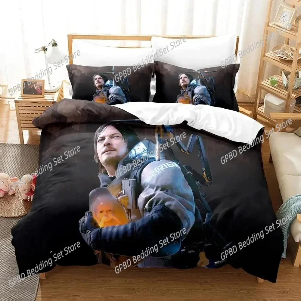3D Print Death Stranding Bedding Set Duvet Cover Bed Set Quilt Cover Pillowcase Comforter king Queen Size Boys Adult Bedding Set
3D Print Death Stranding Bedding Set Duvet Cover Bed Set Quilt Cover Pillowcase Comforter king Queen Size Boys Adult Bedding Set
