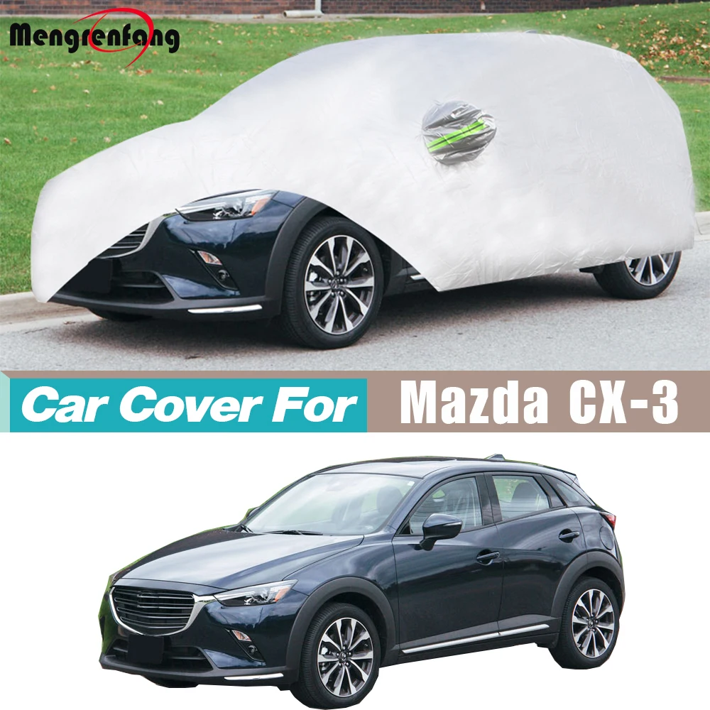 Silver Car Cover Outdoor Sun Rain Snow Dust Protection Windproof SUV Cover For Mazda CX-3 CX3 2014-2026
Silver Car Cover Outdoor Sun Rain Snow Dust Protection Windproof SUV Cover For Mazda CX-3 CX3 2014-2026