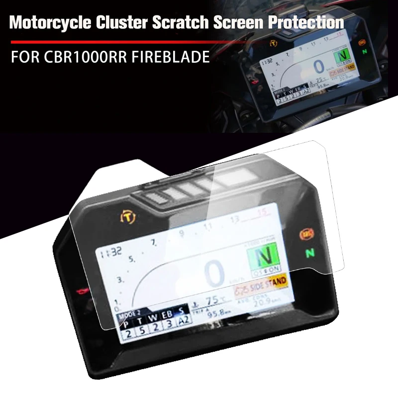 For Honda CBR1000RR CBR 1000 RR CBR1000 RR FIREBLADE 2017-2021 Cluster Screen Scratch Protection Film Dashboard screen Protector
For Honda CBR1000RR CBR 1000 RR CBR1000 RR FIREBLADE 2017-2021 Cluster Screen Scratch Protection Film Dashboard screen Protector