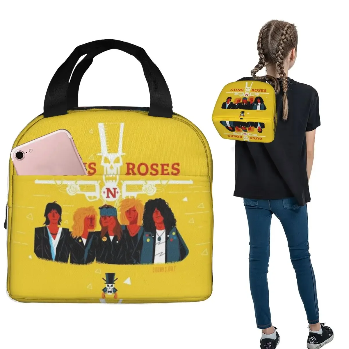 G-Guns-S N-N-S R-Roses-S Изолированная сумка для обедов для женщин и детей, герметичные контейнеры для еды, термосумка для обедов
G-Guns-S N-N-S R-Roses-S Изолированная сумка для обедов для женщин и детей, герметичные контейнеры для еды, термосумка для обедов